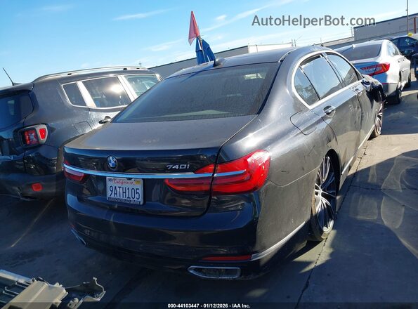 WBA7E2C57HG740096 2017 BMW 7 SERIES Black 