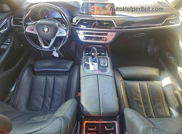 WBA7E2C58KB218131 2019 BMW 7 SERIES Silver წინა პანელის ხედი