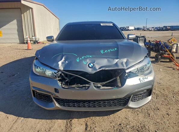 WBA7E2C58KB218131 2019 BMW 7 SERIES Silver წინა ხედი