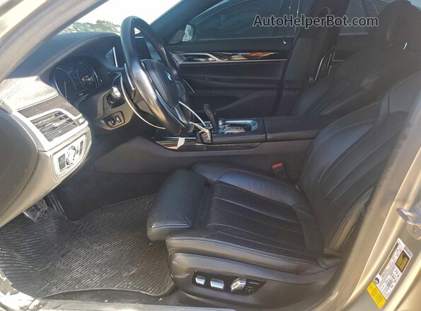 WBA7E2C58KB218131 2019 BMW 7 SERIES Silver წინა სალონის ხედი