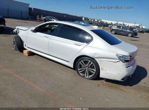 WBA7E2C58KB454326 2019 BMW 7 SERIES White Tył lewy