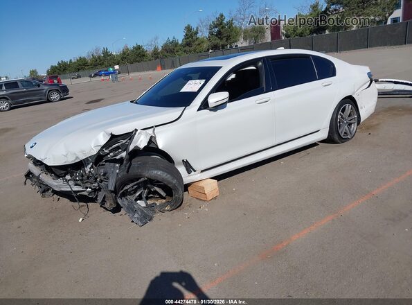 WBA7E2C58KB454326 2019 BMW 7 SERIES White Przód lewy