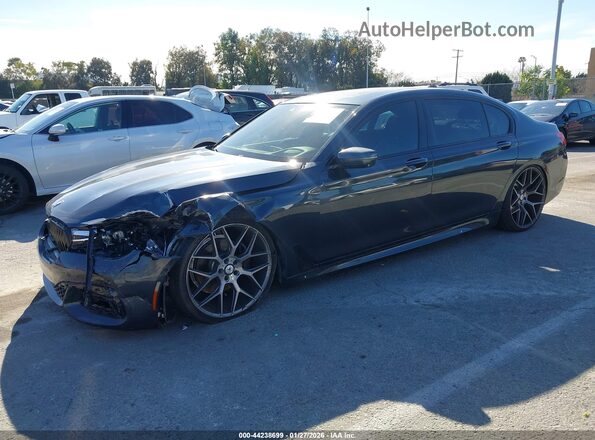 WBA7E2C5XHG739749 2017 BMW 7 SERIES Black Передня ліва чверть
