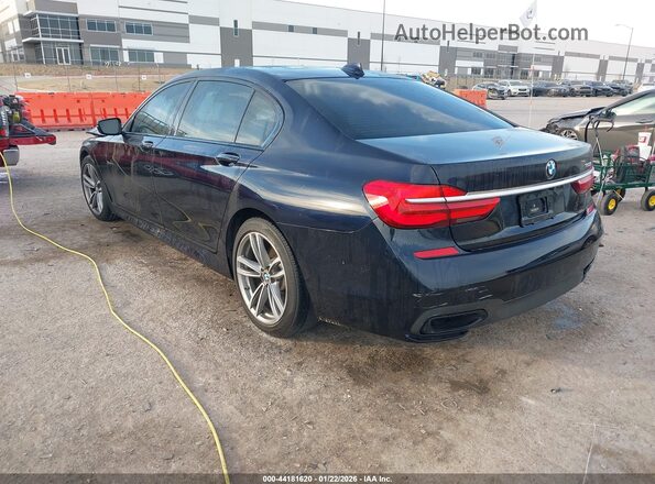 WBA7F0C52JGM22930 2018 BMW 7 SERIES Black Trasero izquierdo