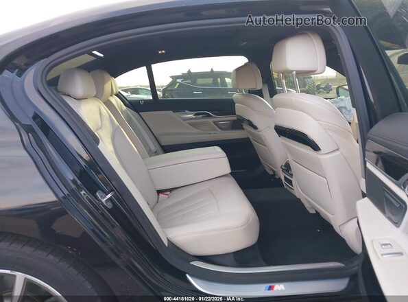 WBA7F0C52JGM22930 2018 BMW 7 SERIES Black Vista de la etiqueta del VIN