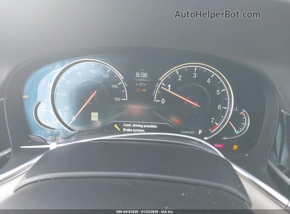 WBA7F0C52JGM22930 2018 BMW 7 SERIES Black Vista de los asientos traseros