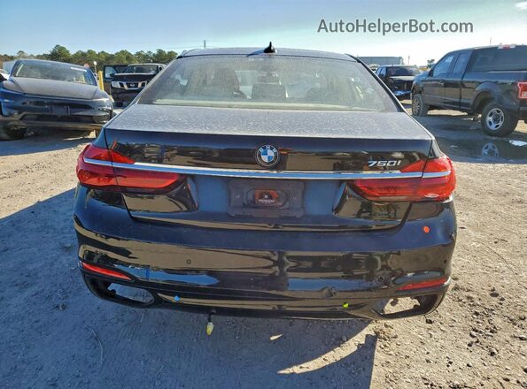 WBA7F0C5XKGM25981 2019 BMW 7 SERIES Black უკანა ხედი