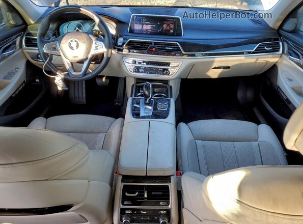 WBA7F2C52GG419109 2016 BMW 7 SERIES Black წინა პანელის ხედი