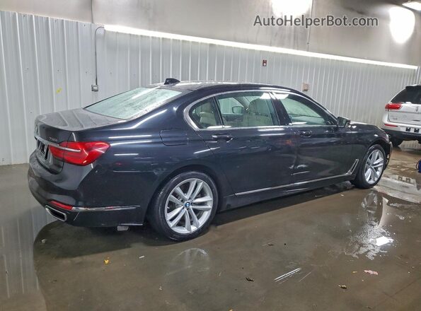 WBA7F2C55JG423923 2018 BMW 7 SERIES Black Задня права чверть