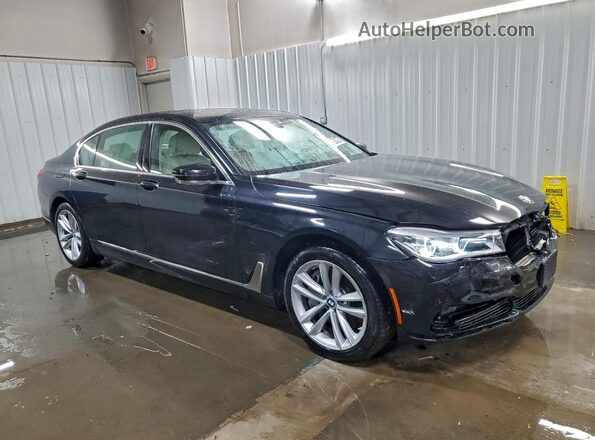 WBA7F2C55JG423923 2018 BMW 7 SERIES Black Передня права чверть