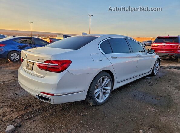 WBA7F2C56GG416181 2016 BMW 7 SERIES White Հետևի աջ