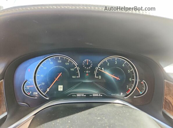 WBA7F2C56GG416181 2016 BMW 7 SERIES White Սարքավորումների վահանակի տեսք