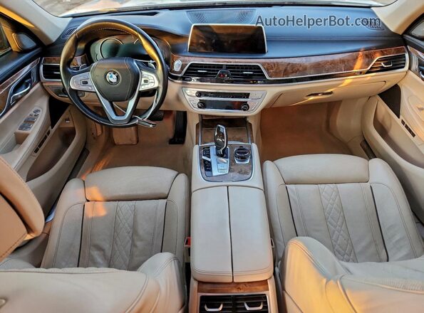 WBA7F2C56GG416181 2016 BMW 7 SERIES White Առջևի վահանակի տեսք
