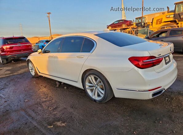 WBA7F2C56GG416181 2016 BMW 7 SERIES White Հետևի ձախ