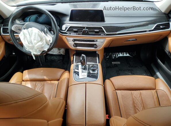 WBA7F2C59KB240751 2019 BMW 7 SERIES Black წინა პანელის ხედი