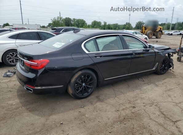 WBA7F2C59KB240751 2019 BMW 7 SERIES Black უკანა მარჯვენა