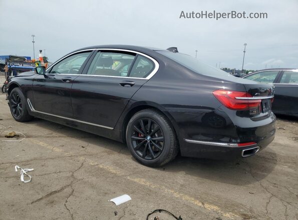 WBA7F2C59KB240751 2019 BMW 7 SERIES Black უკანა მარცხენა