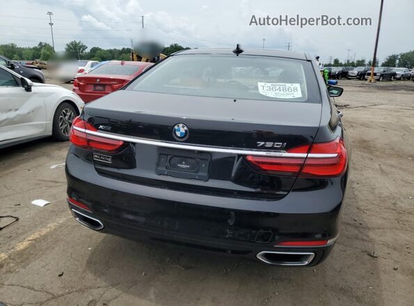 WBA7F2C59KB240751 2019 BMW 7 SERIES Black უკანა ხედი