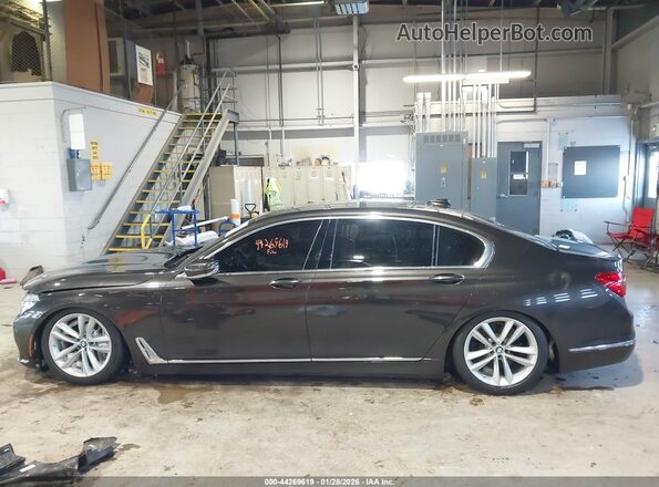 WBA7F2C5XGG418385 2016 BMW 7 SERIES Gray Vista interior de 360 grados