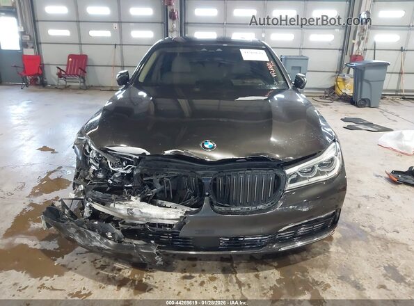 WBA7F2C5XGG418385 2016 BMW 7 SERIES Gray Vista del cuadro de instrumentos