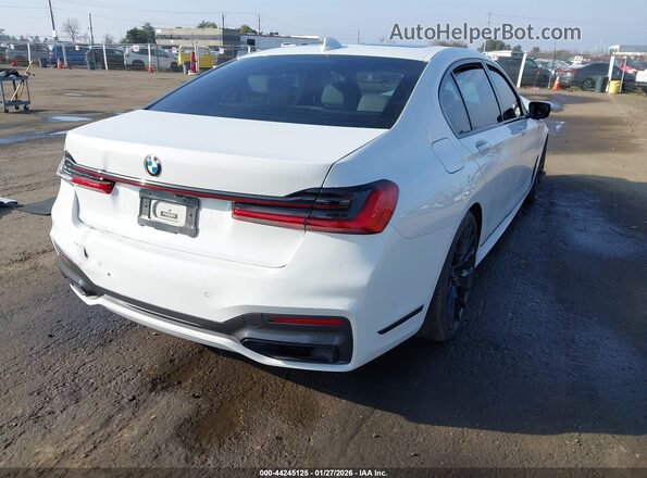 WBA7T2C00LGL17069 2020 BMW 7 SERIES White Rear right