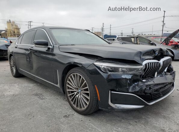 WBA7T2C02LGL17252 2020 BMW 7 SERIES Черный Передняя правая четверть