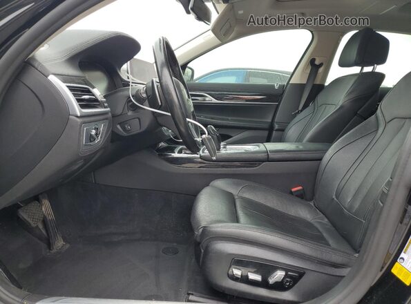 WBA7T2C02LGL17252 2020 BMW 7 SERIES Черный Вид салона спереди