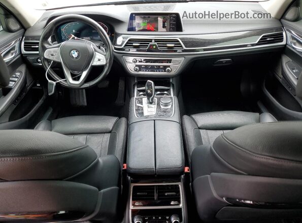 WBA7T2C02LGL17252 2020 BMW 7 SERIES Черный Вид панели приборов