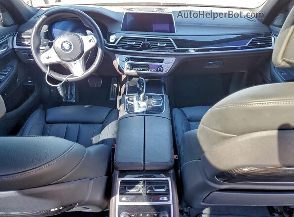 WBA7T2C03LCD47127 2020 BMW 7 SERIES Black Առջևի վահանակի տեսք