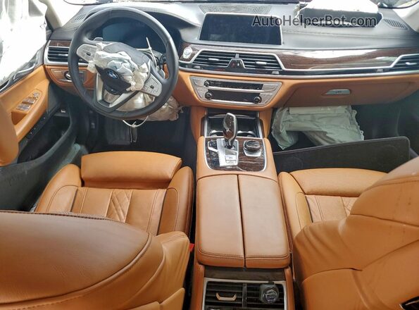 WBA7T2C04MCG08492 2021 BMW 7 SERIES Blue Вид панелі приладів