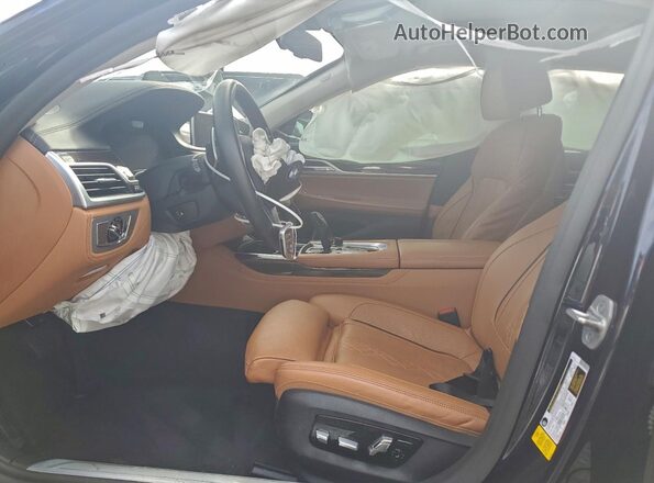 WBA7T2C04MCG08492 2021 BMW 7 SERIES Blue Вид салону спереду