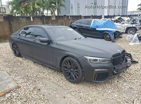 WBA7T2C05NCG97586 2022 BMW 7 SERIES Черный Передняя правая четверть