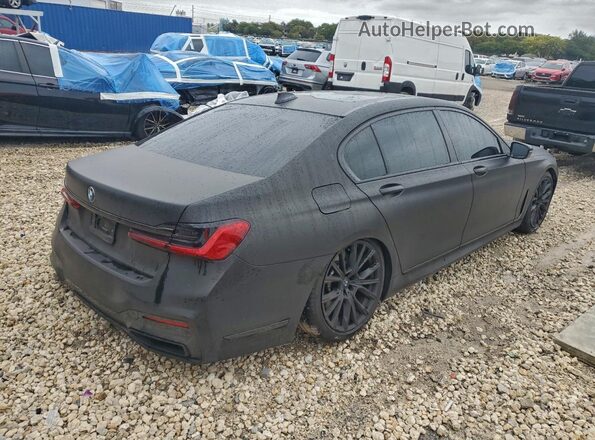 WBA7T2C05NCG97586 2022 BMW 7 SERIES Черный Задняя правая четверть
