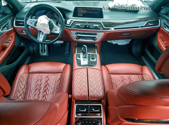 WBA7T2C05NCG97586 2022 BMW 7 SERIES Черный Вид панели приборов