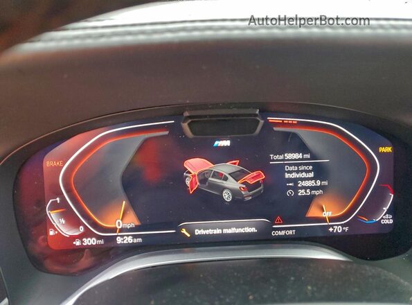 WBA7T2C05NCG97586 2022 BMW 7 SERIES Черный Вид щитка приборов