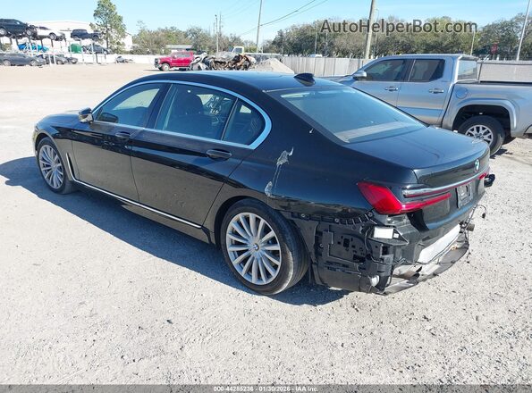WBA7T2C07NCH74247 2022 BMW 7 SERIES Black Rear left