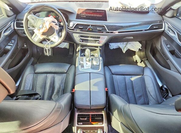 WBA7T2C08LCD35703 2020 BMW 7 SERIES Silver Dashboard view