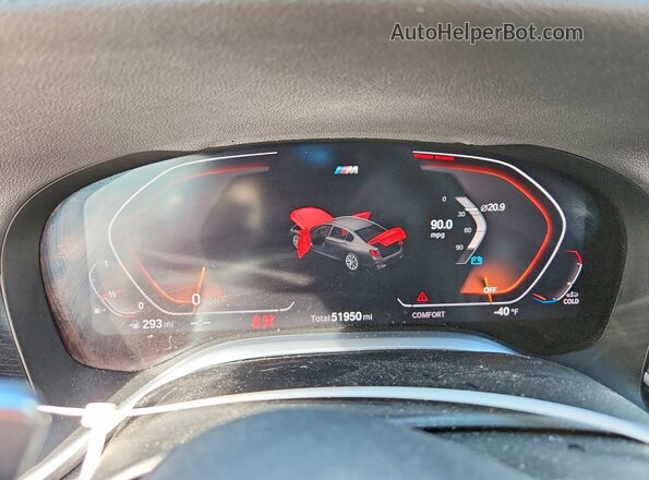 WBA7T2C08LCD35703 2020 BMW 7 SERIES Silver Instrument cluster view