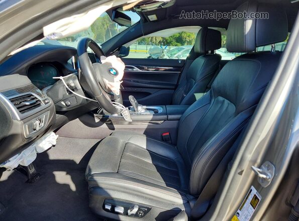 WBA7T2C08LCD35703 2020 BMW 7 SERIES Silver Front interior view