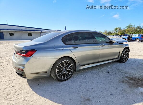 WBA7T2C08LCD35703 2020 BMW 7 SERIES Silver Rear right