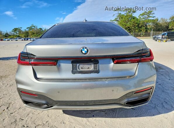 WBA7T2C08LCD35703 2020 BMW 7 SERIES Silver Rear view