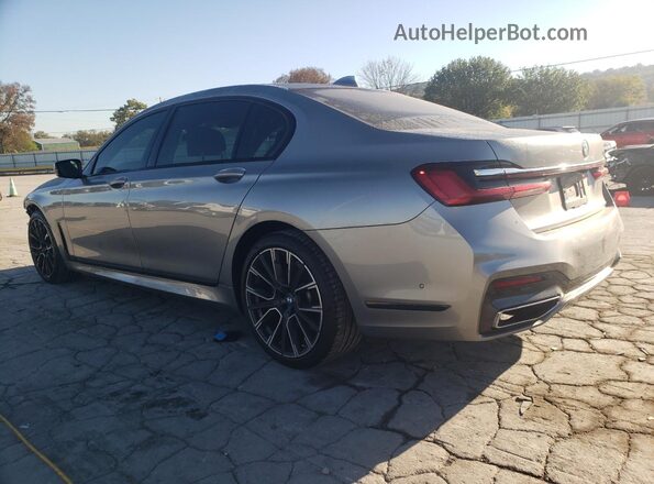 WBA7T2C08MCG50065 2021 BMW 7 SERIES Серый Задняя левая четверть
