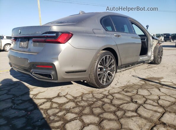 WBA7T2C08MCG50065 2021 BMW 7 SERIES Серый Задняя правая четверть