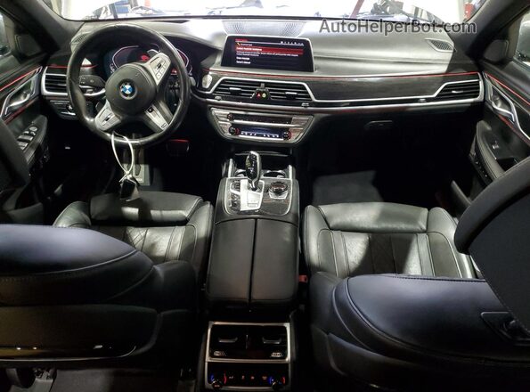 WBA7U2C00LGM27262 2020 BMW 7 SERIES Silver Widok deski rozdzielczej