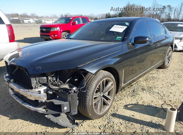 WBA7U2C03MCE90660 2021 BMW 7 SERIES Black Առջևի ձախ երեք քառորդ տեսարան