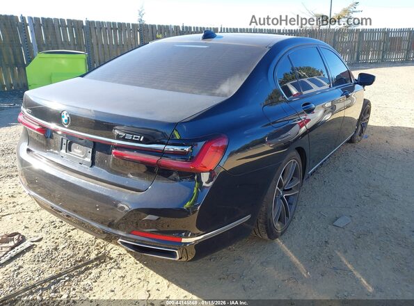 WBA7U2C03MCE90660 2021 BMW 7 SERIES Black Հետևի աջ
