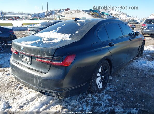 WBA7U2C04MCF85969 2021 BMW 7 SERIES Black Задня права чверть