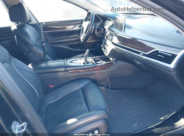 WBA7U2C04MCF85969 2021 BMW 7 SERIES Black Вид салону спереду