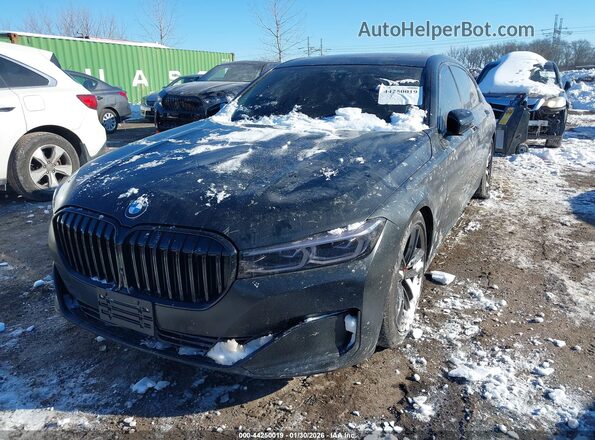WBA7U2C04MCF85969 2021 BMW 7 SERIES Black Вид спереду