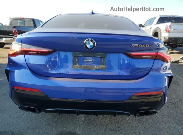 WBA83AP00NCJ94053 2022 BMW M4 Blue Vista trasera